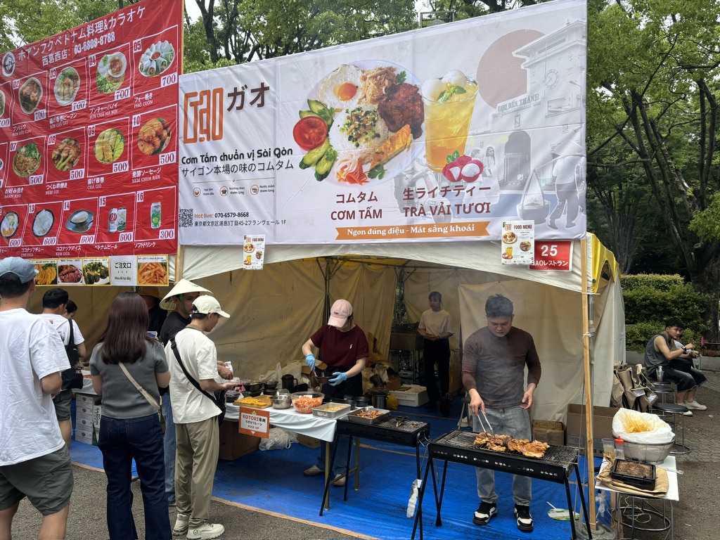 ベトナムフェスティバル GAO 湯島 炭火焼き