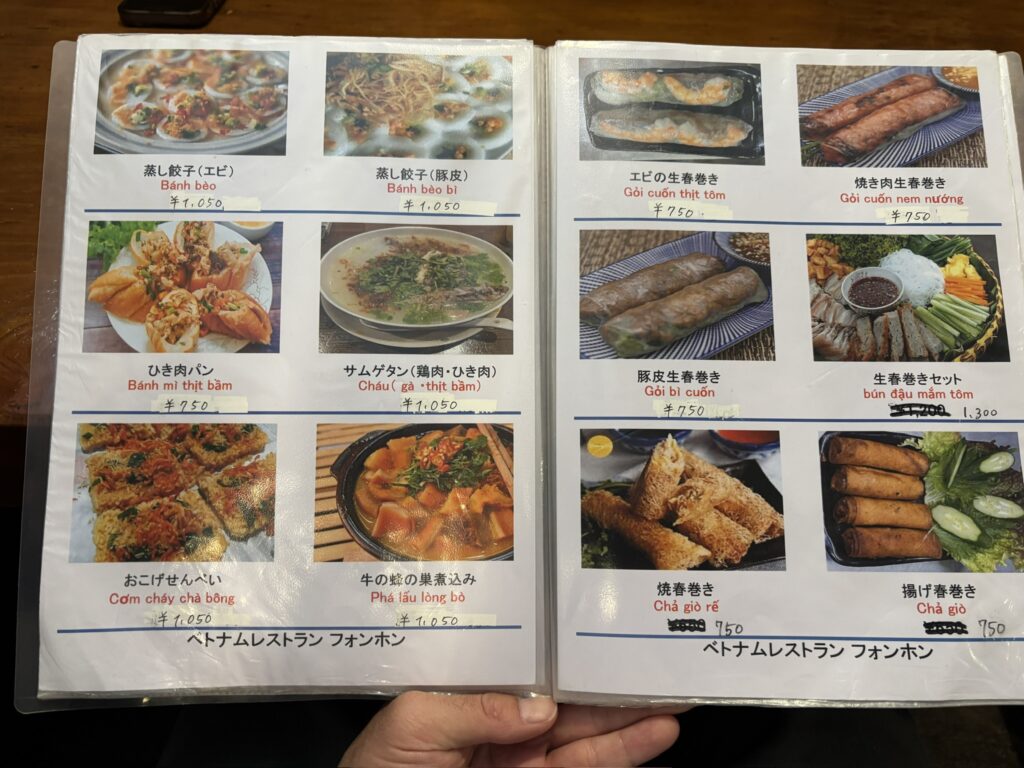 高座渋谷 ベトナム料理フォンホン メニュー 蒸し餃子・生春巻き