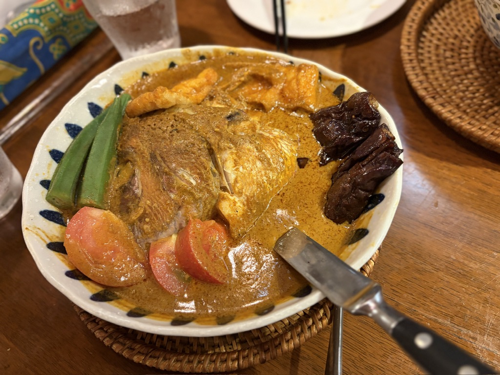 池袋 マレーチャン フィッシュヘッドカレー