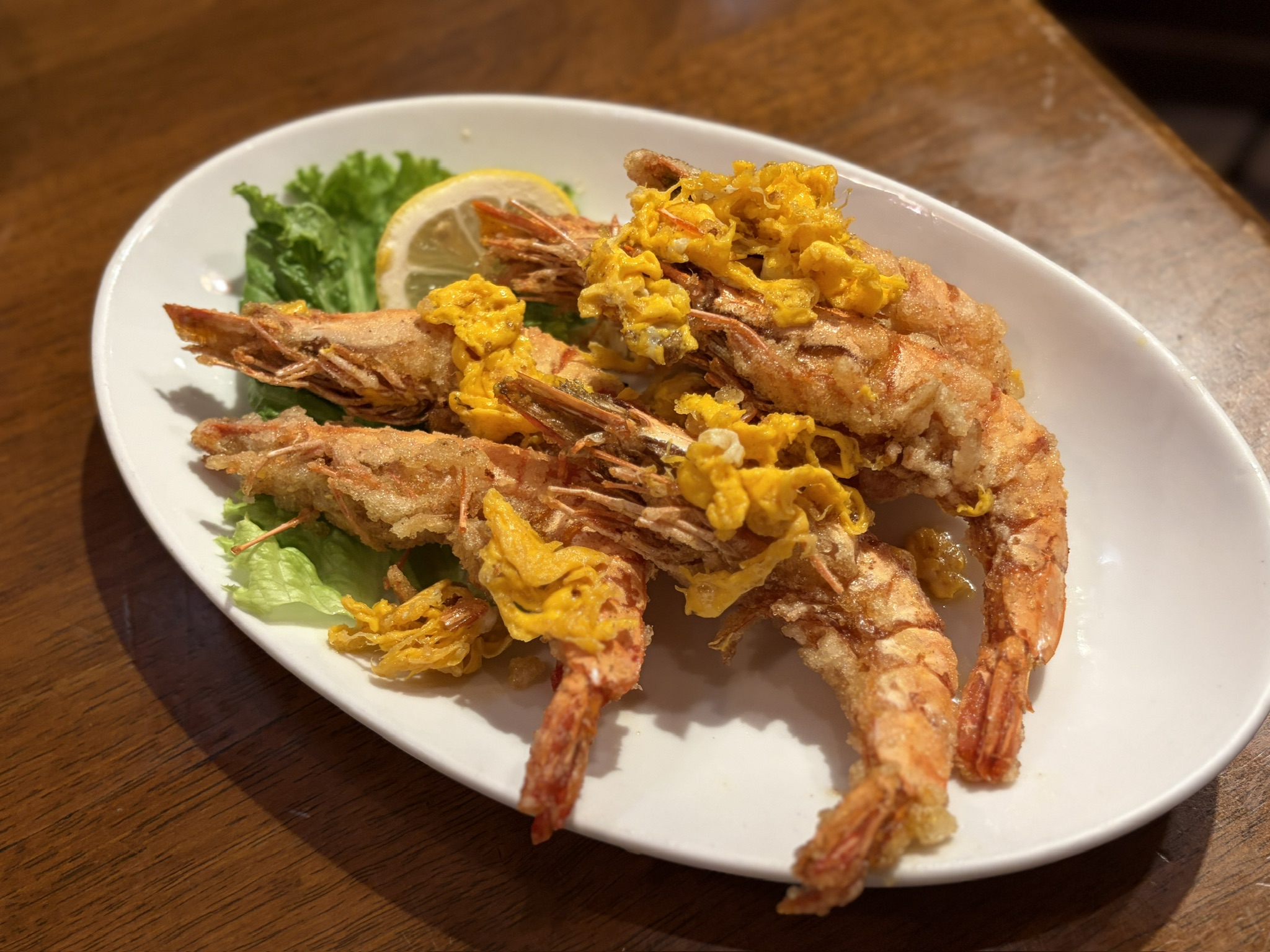 池袋 マレーチャン エビのバター炒め