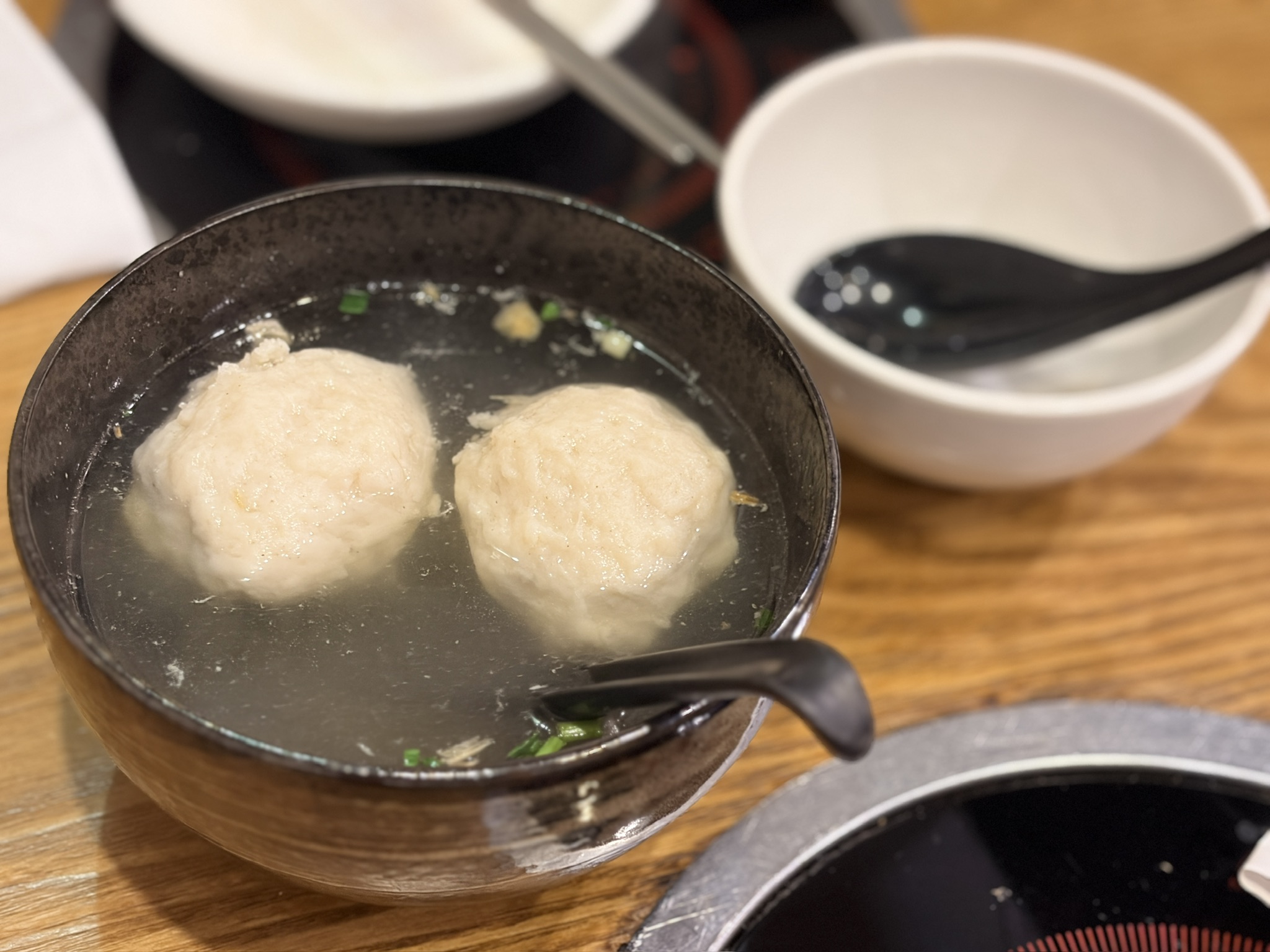 池袋 福清菜館 手工大魚丸(白身魚のつみれスープ)