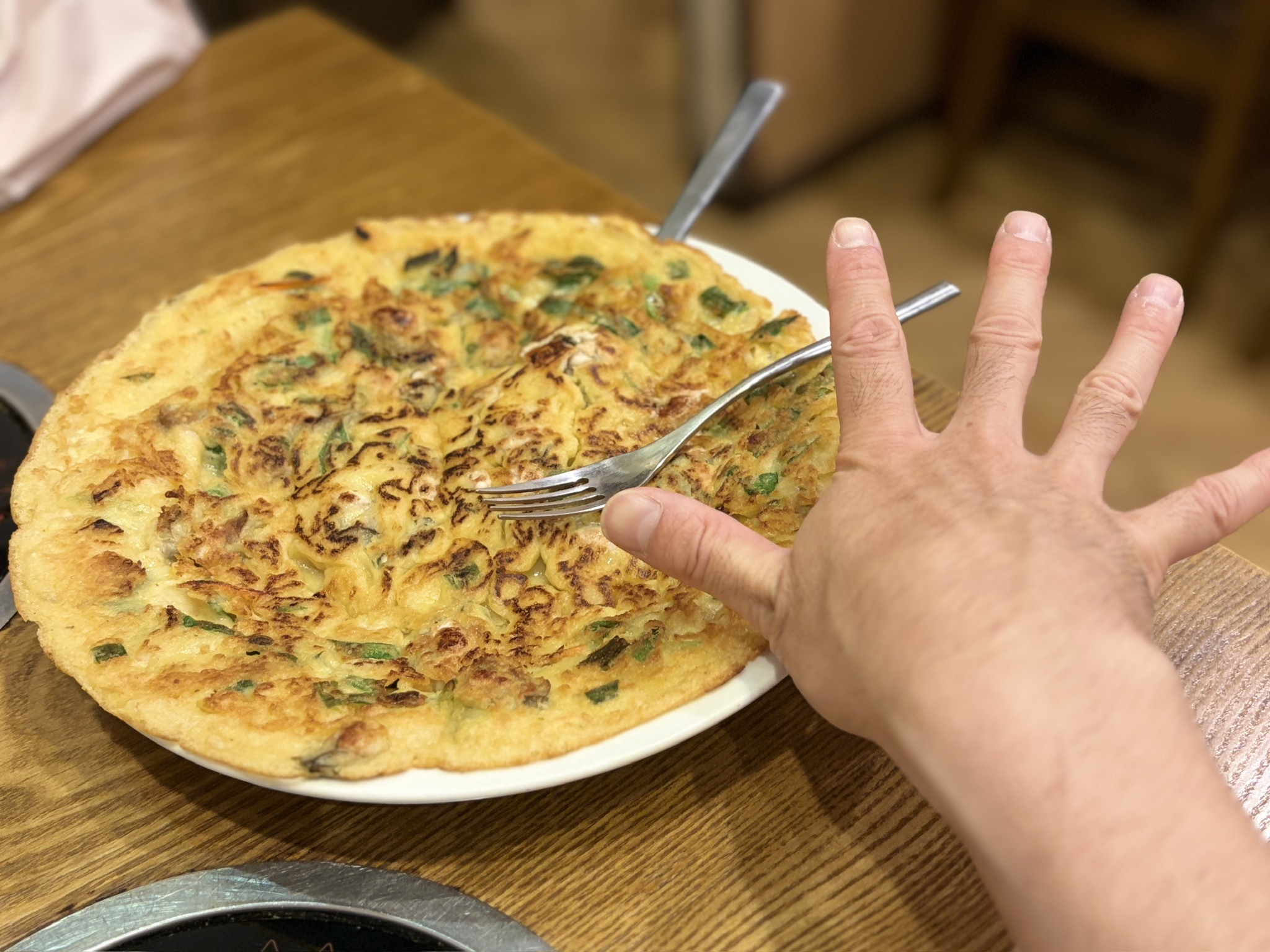 池袋 福清菜館 海蛎煎(牡蠣入り焼き玉子)